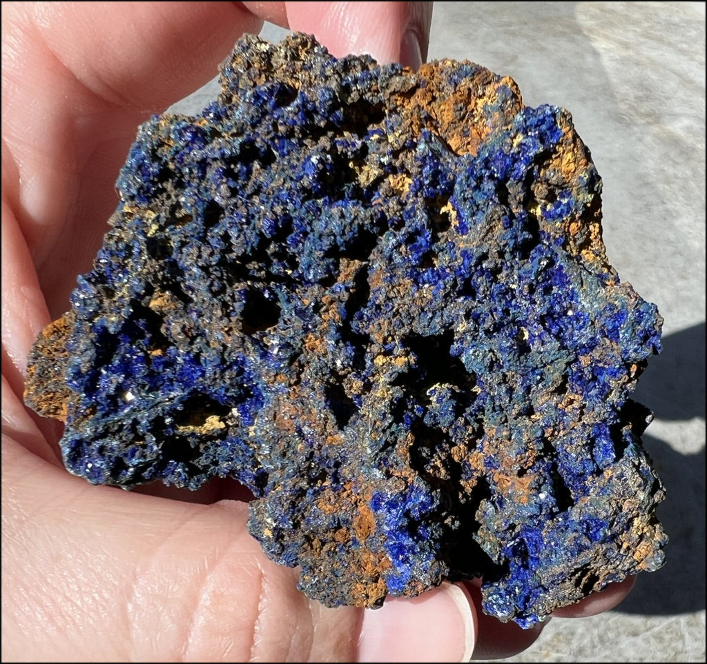 Sparkly AZURITE Crystal Specimen - Divination, Ease anxiety
