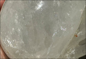~Super Sale~ LifeSize Himalayan Quartz Crystal Skull with Multi-Colored Hematite