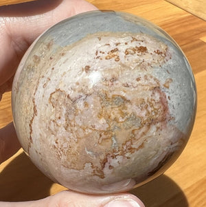 Madagascar POLYCHROME JASPER Ball / Sphere - A happy energy!