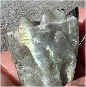 Labradorite PHOENIX Crystal Skull - Work with Nature Spirits!