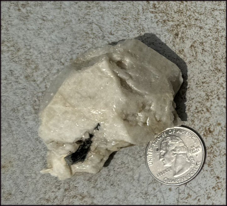 Aegirine Crystal Specimen on Microline Matrix - Grounding, Root Chakra