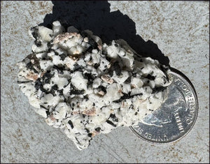 Aegirine Crystal Specimen on Microline Matrix - Grounding, Root Chakra
