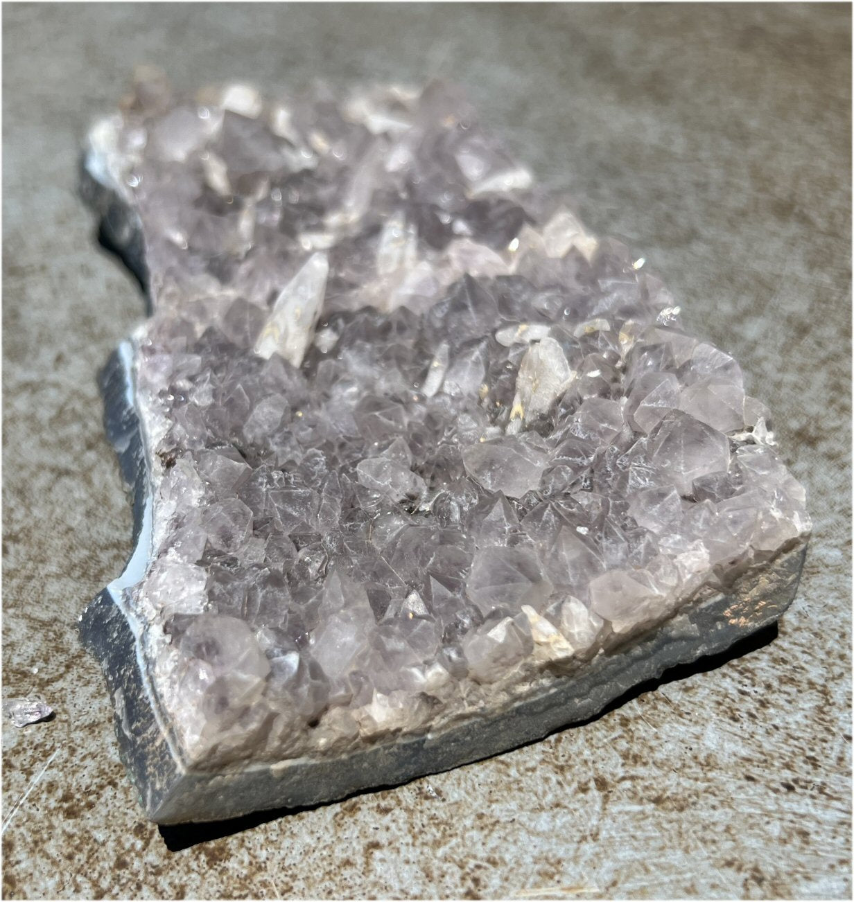 Amethyst Geode Crystal Slab - Divine Guidance, Inner Peace - with Synergy 20+ years