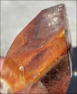 Angel Phantom Quartz Crystal Point - AKA Amphibole Quartz - Past Life Work