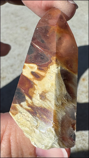 Angel Phantom Quartz Crystal Point - AKA Amphibole Quartz - Past Life Work