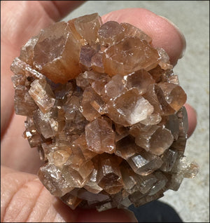 ~Sparkly!~ 2-Toned Moroccan ARAGONITE Cluster / "Sputnik" formation