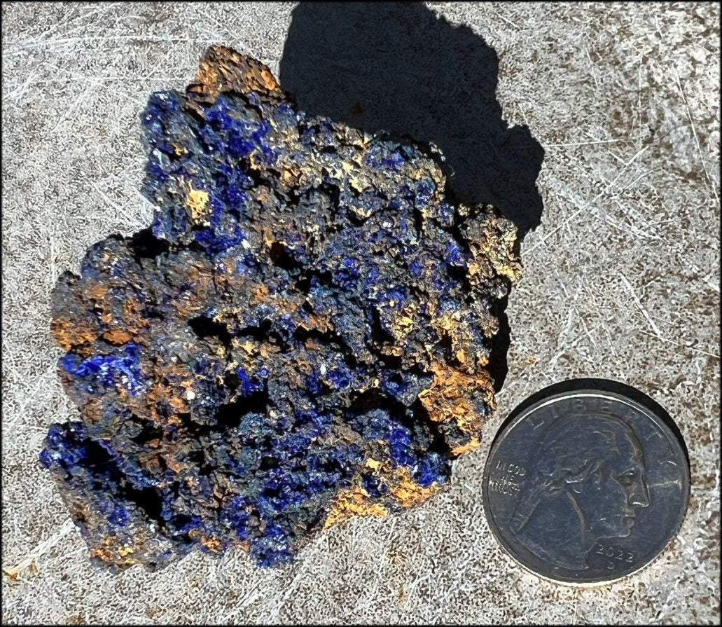 Sparkly AZURITE Crystal Specimen - Divination, Ease anxiety
