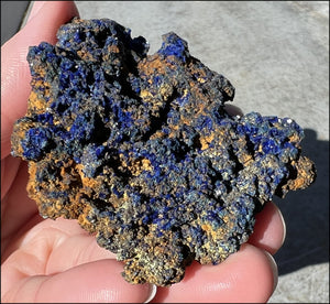 Sparkly AZURITE Crystal Specimen - Divination, Ease anxiety