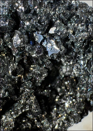 Super Sparkly CARBORUNDUM / Silicon Carbide Crystal Specimen - Inner Child Work
