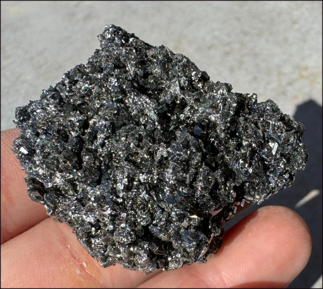 Super Sparkly CARBORUNDUM / Silicon Carbide Crystal Specimen - Inner Child Work