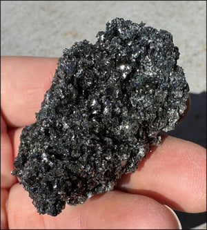 Super Sparkly CARBORUNDUM / Silicon Carbide Crystal Specimen - Inner Child Work
