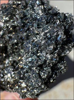Super Sparkly CARBORUNDUM / Silicon Carbide Crystal Specimen - Inner Child Work