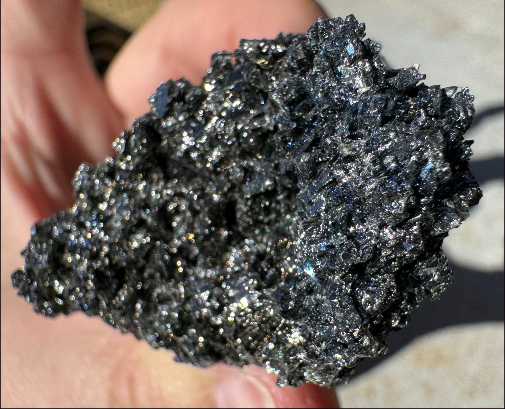 Super Sparkly CARBORUNDUM / Silicon Carbide Crystal Specimen - Inner Child Work