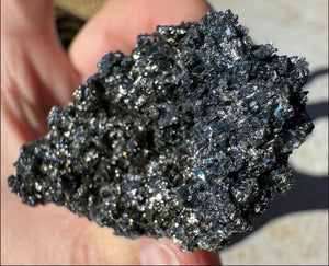 Super Sparkly CARBORUNDUM / Silicon Carbide Crystal Specimen - Inner Child Work