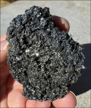 Super Sparkly CARBORUNDUM / Silicon Carbide Crystal Specimen - Inner Child Work