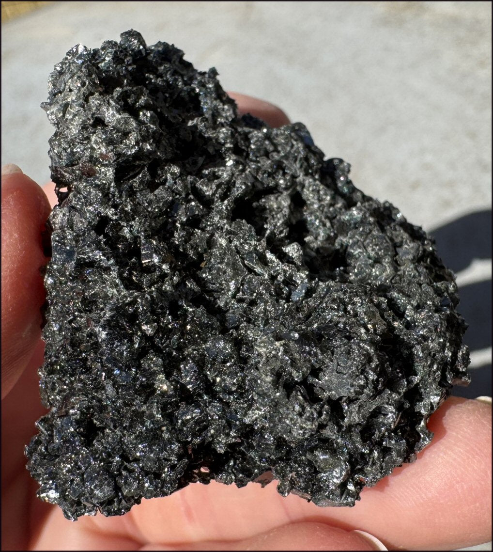 Super Sparkly CARBORUNDUM / Silicon Carbide Crystal Specimen - Inner Child Work