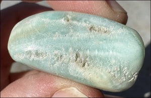 Caribbean Calcite Crystal Pocket Stone with Fantastic VUGS - Calm Communication