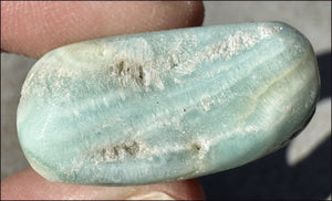 Caribbean Calcite Crystal Pocket Stone with Fantastic VUGS - Calm Communication