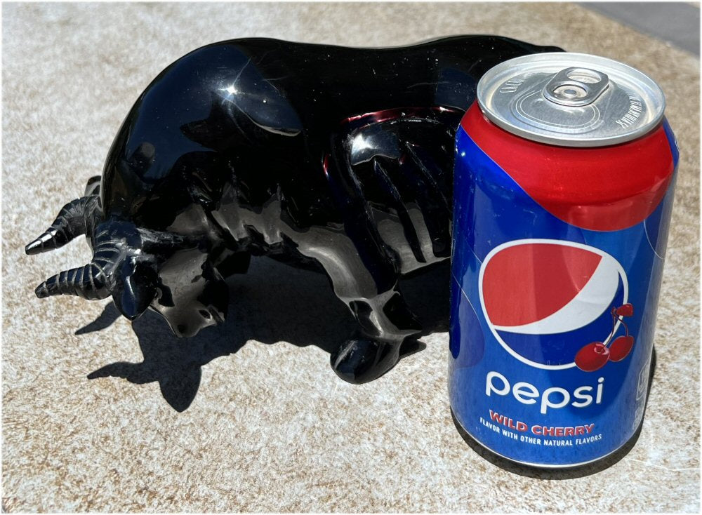 Black Obsidian BULL Totem - 4lbs+ - Taurus, Protection