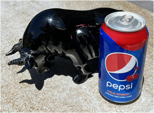 Black Obsidian BULL Totem - 4lbs+ - Taurus, Protection