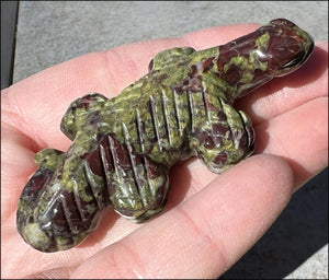 Dragon's Blood Jasper LIZARD Totem - Intuition, Growth