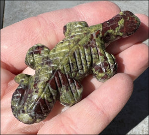 Dragon's Blood Jasper LIZARD Totem - Intuition, Growth