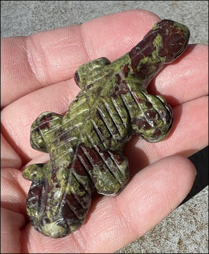 Dragon's Blood Jasper LIZARD Totem - Intuition, Growth