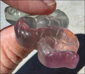 Banded Fluorite SNAKE Totem - Transformation, Protection