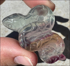 Banded Fluorite SNAKE Totem - Transformation, Protection