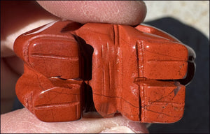 Red Jasper PIG Totem - Prosperity, Health