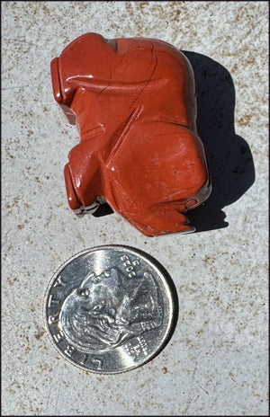 Red Jasper PIG Totem - Prosperity, Health