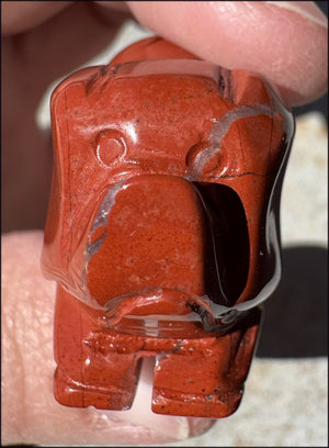 Red Jasper PIG Totem - Prosperity, Health