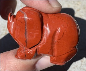 Red Jasper PIG Totem - Prosperity, Health