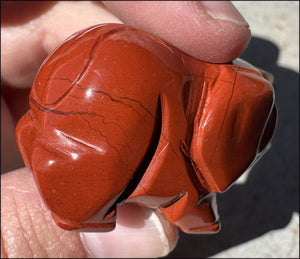 Red Jasper PIG Totem - Prosperity, Health