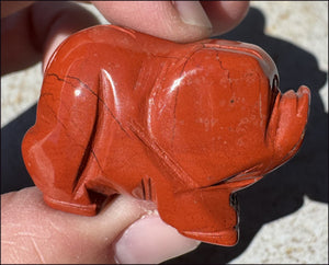 Red Jasper PIG Totem - Prosperity, Health