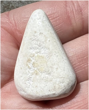 Cavansite in Natrolite Pocket Stone - Intuition, Remove negativity