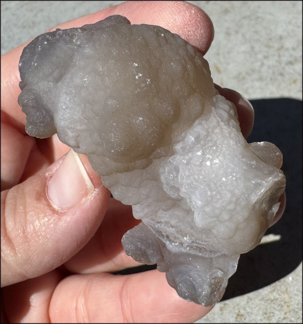 Chalcedony Womb Ball / Nodule - Nurturing, Harmony