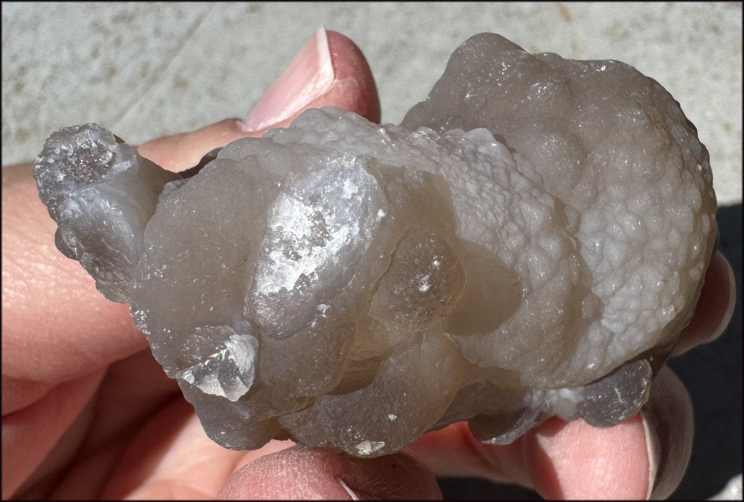 Chalcedony Womb Ball / Nodule - Nurturing, Harmony
