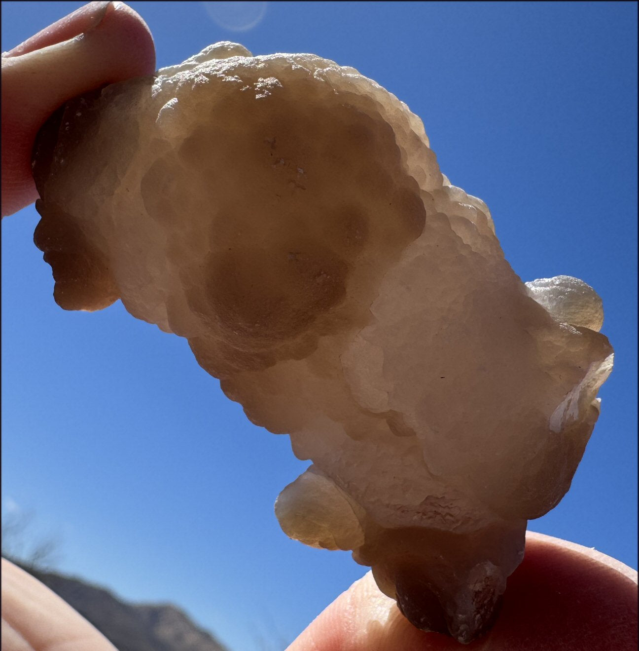 Chalcedony Womb Ball / Nodule - Nurturing, Harmony