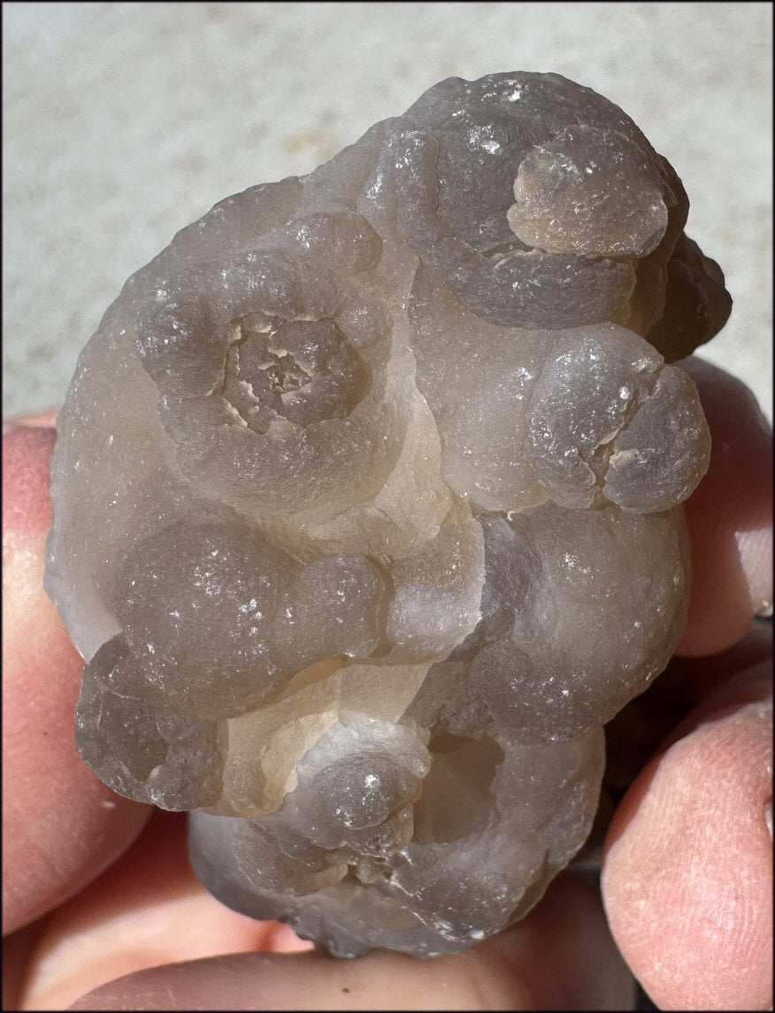 Chalcedony Womb Ball / Nodule - Nurturing, Harmony