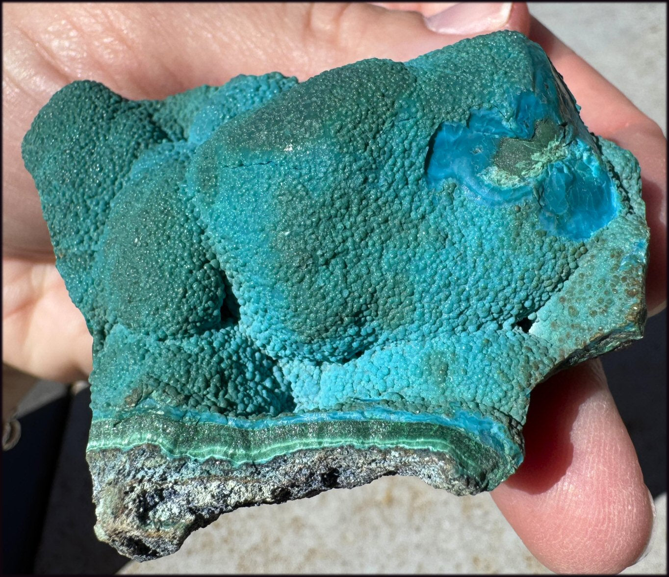 ~Fantastic~ Chrysocolla Specimen with Malachite - Harmony, Transformation