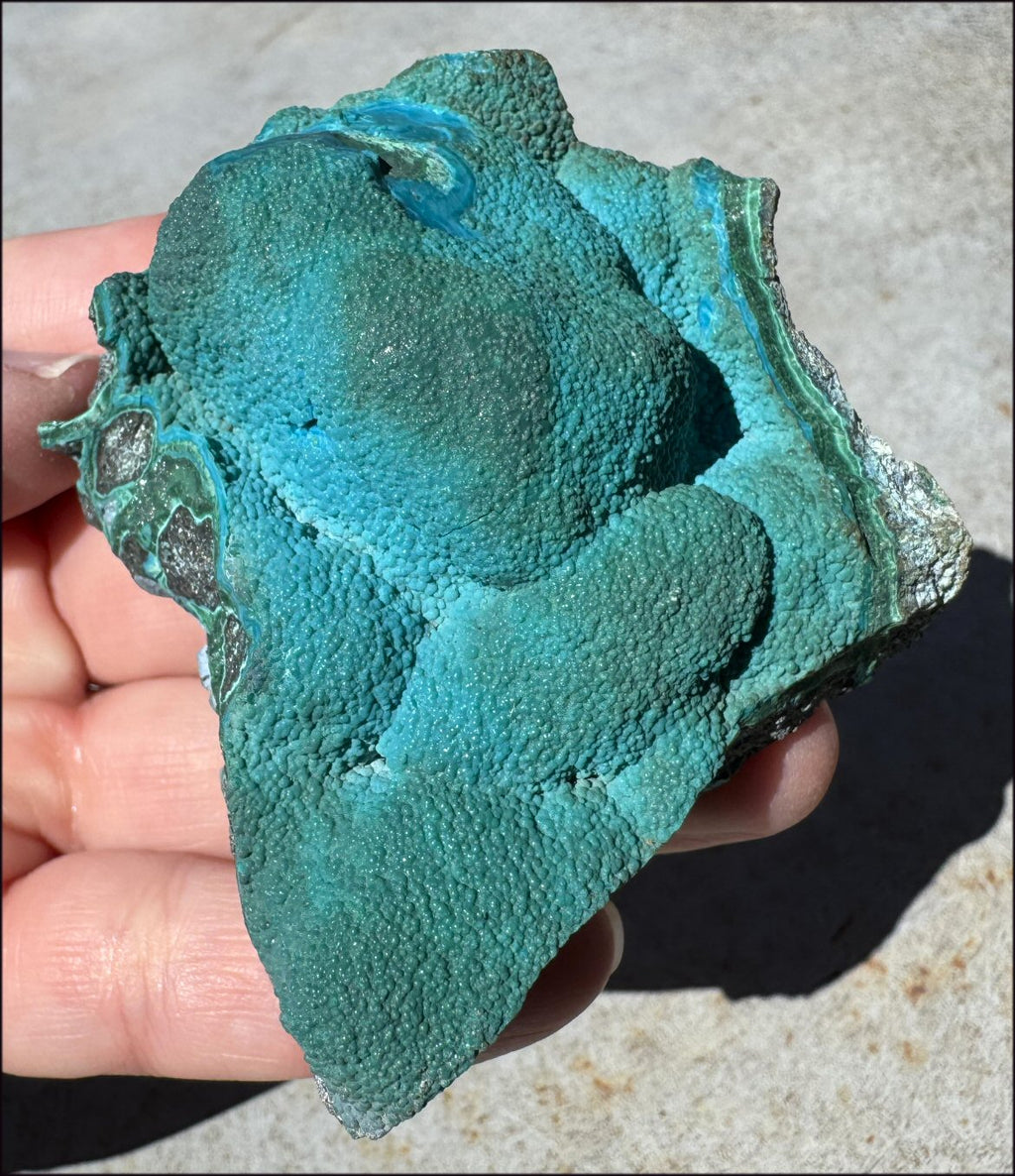 ~Fantastic~ Chrysocolla Specimen with Malachite - Harmony, Transformation