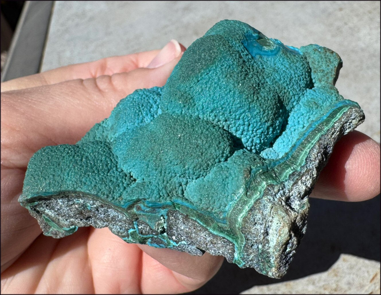 ~Fantastic~ Chrysocolla Specimen with Malachite - Harmony, Transformation