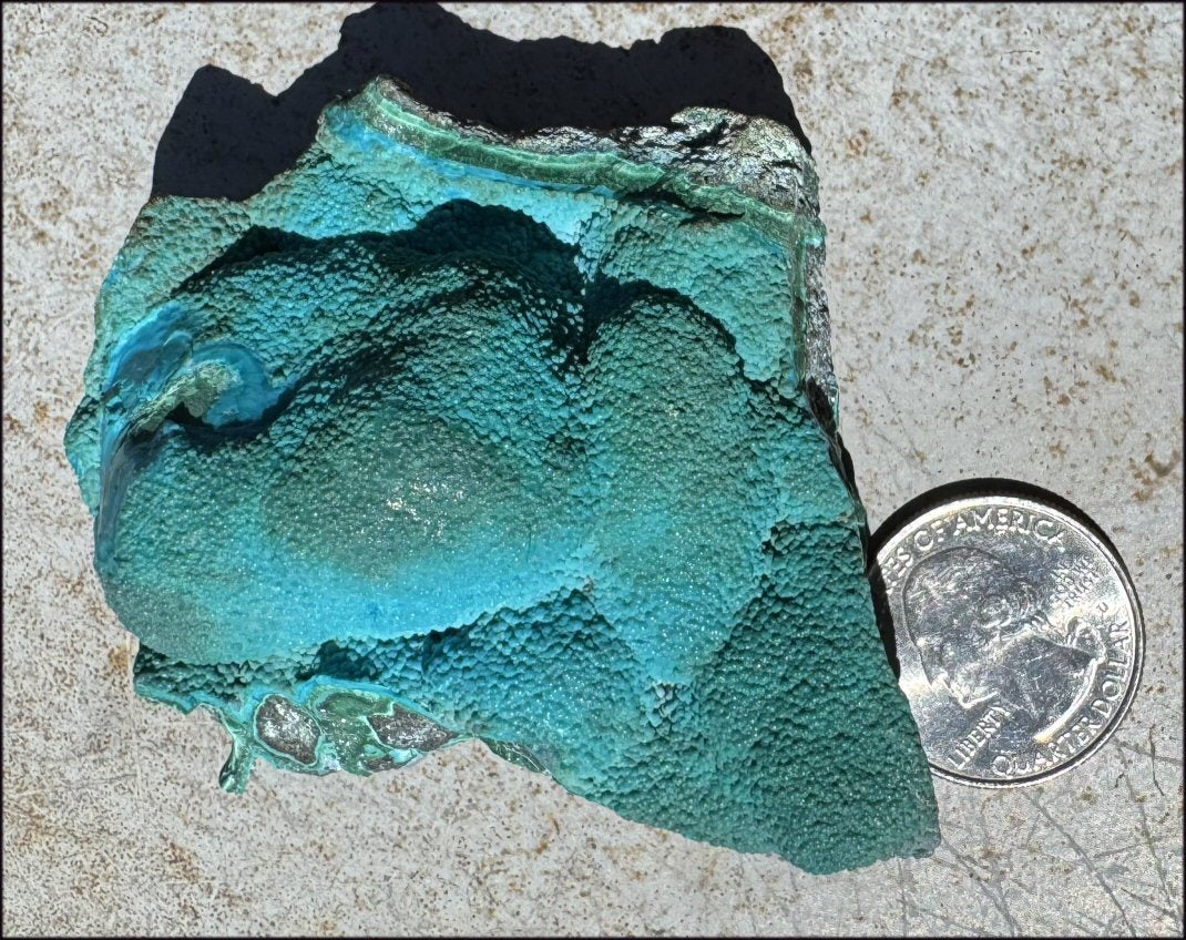 ~Fantastic~ Chrysocolla Specimen with Malachite - Harmony, Transformation
