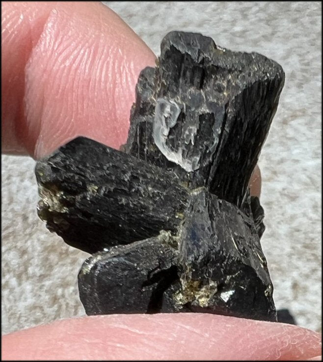 60ct Natural EPIDOTE Crystal Specimen from Czech Republic - Heart Chakra