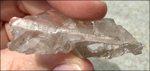 SMOKY Faden Quartz Crystal Specimen - Crown Chakra, Astral Travel