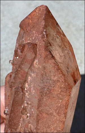 Tabular Ferruginous Quartz Cluster AKA Fire Quartz - Grounding, Divine Light