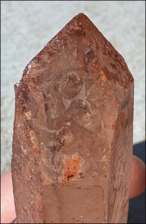 Tabular Ferruginous Quartz Cluster AKA Fire Quartz - Grounding, Divine Light