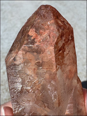 Tabular Ferruginous Quartz Cluster AKA Fire Quartz - Grounding, Divine Light