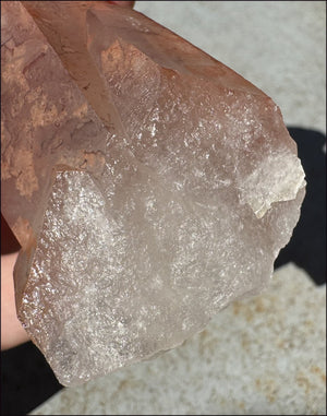 Tabular Ferruginous Quartz Cluster AKA Fire Quartz - Grounding, Divine Light
